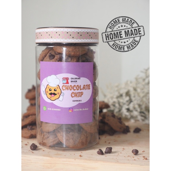 (Freshly Baked ) Calorika Chocolate Chip Cookies | 210g | Shopee Malaysia