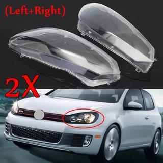 Headlight Washer Cover Set of 2 Pair LH & RH Side Fits Volkswagen GTI 2010-2014
