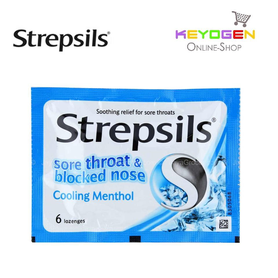 Strepsils Sore Throat & Blocked Nose Cooling Menthol 6'S Shopee Malaysia