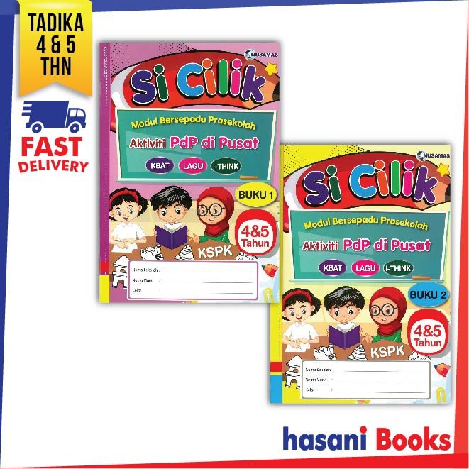 Hasani Nusamas Si Cilik Modul Bersepadu Prasekolah Aktiviti Pdp Di Pusat 4 Dan 5 Tahun Shopee Malaysia