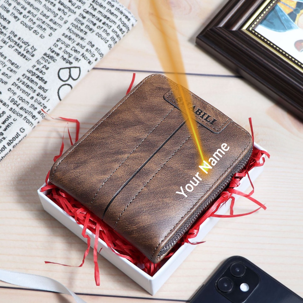 CEXIKA PU Leather Men Wallet Coin Purse Vintage Small Mini Card Holder PORTFOLIO Male Wallets Pocket Father's Day Gift for Him