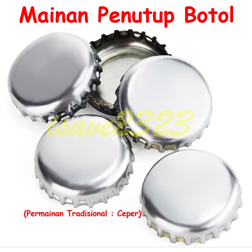 Mainan Penutup Botol (Permainan Tradisional : Ceper) - 5pcs | Shopee ...