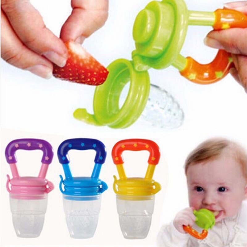 Baby Feeder Food Bite Silicon Fruit Pacifier Puting Feeding Set Buah Teether Shopee Malaysia