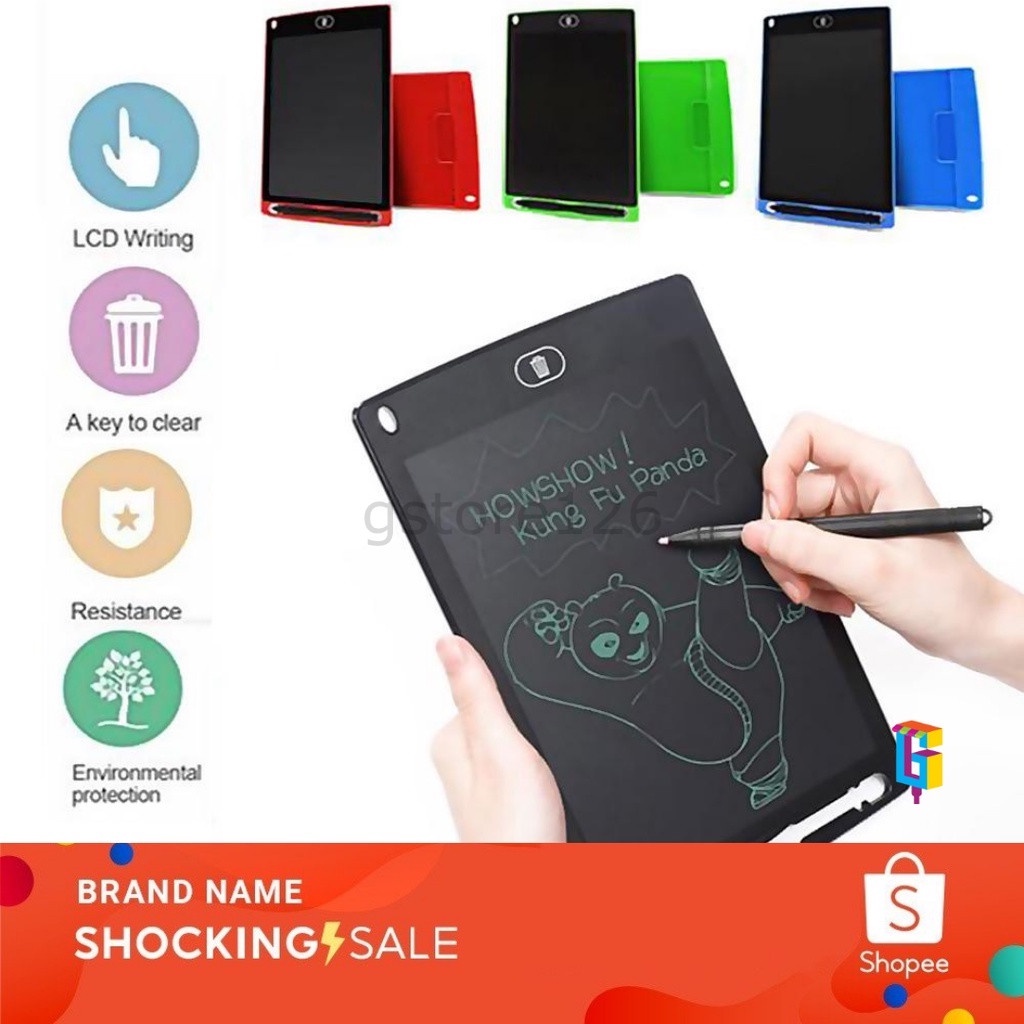 8.5 / 10 / 12 / 16 Inch LCD Writing Tablet Digital Drawing Graphics Handwriting Pads Portable