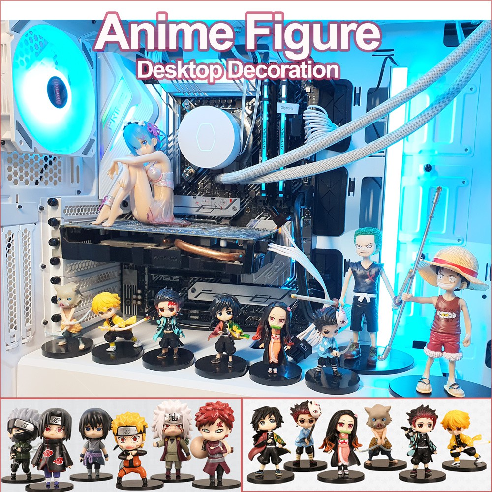 Anime Figure Computer Desktop Decoration Otaku Hobby Figure DIY Cartoon
