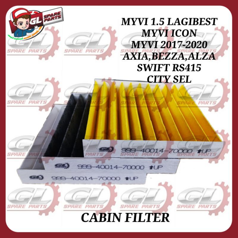 OEM AIR COND CABIN FILTER PERODUA MYVI 2011+ NEW MYVI LB ALZA AXIA