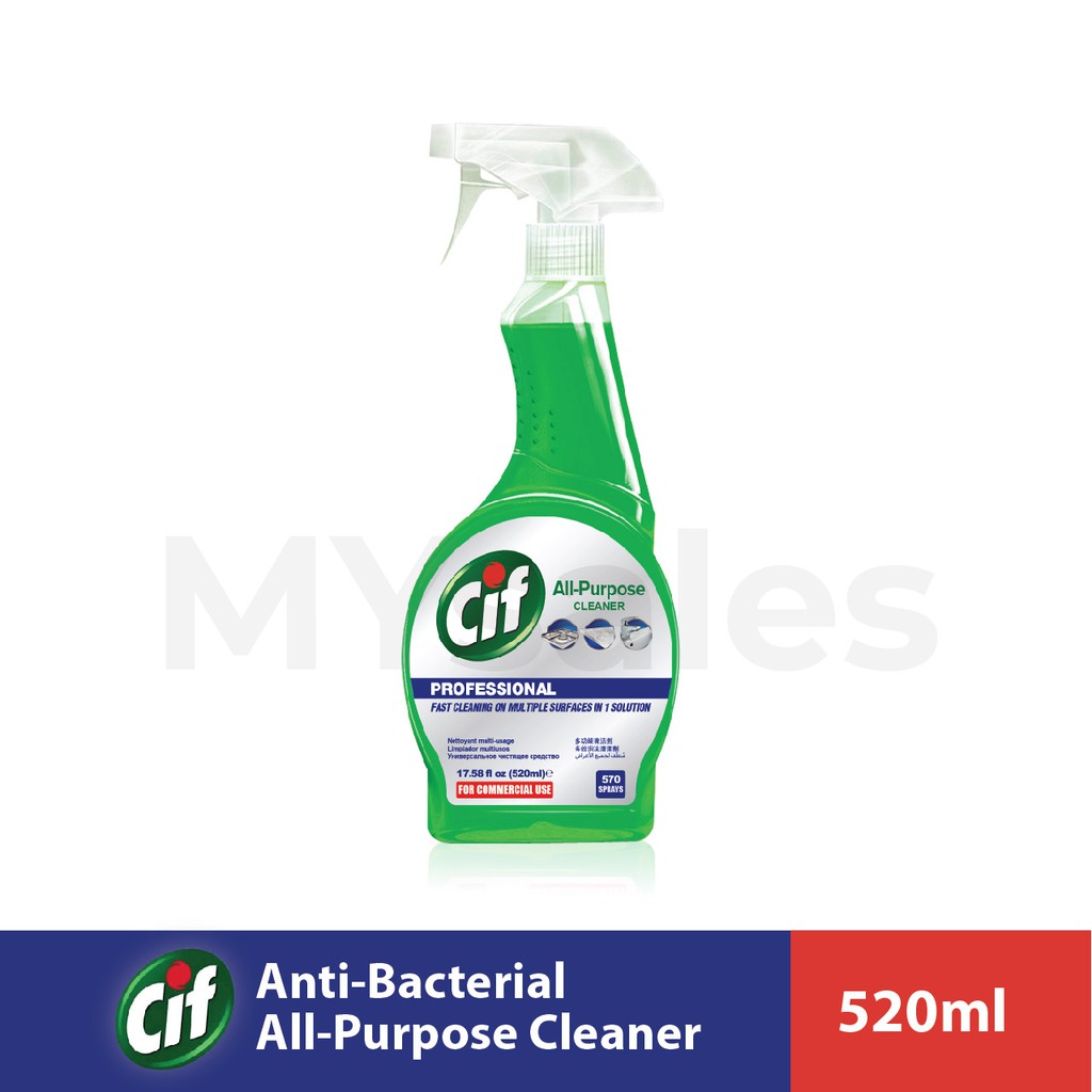 Cif Professional AllPurpose Cleaner Spray 520ml Shopee Malaysia
