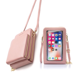 Girls Women's Touch Screen Wallet Sling Bag for with Mobile Cell