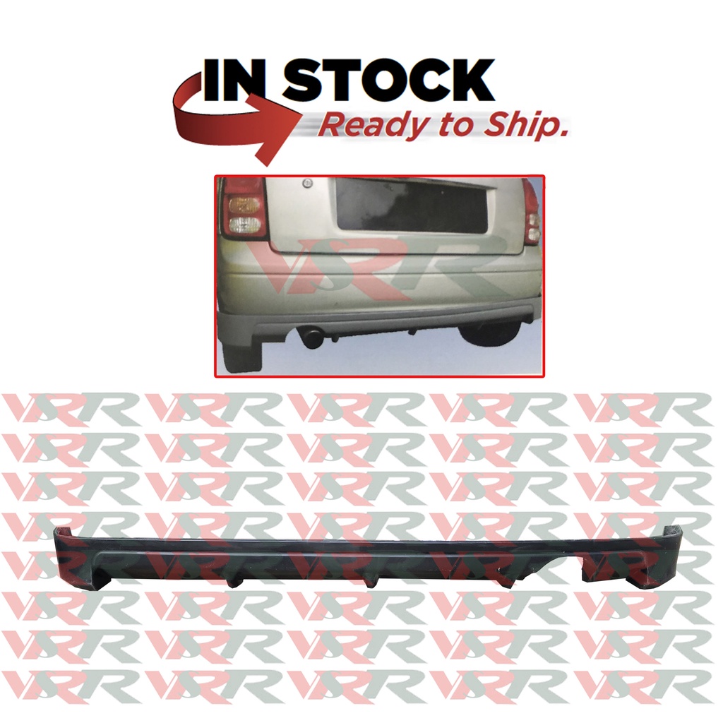 Perodua Kelisa (20012007) Sport Rear Back Bumper Skirt Skirting Lower