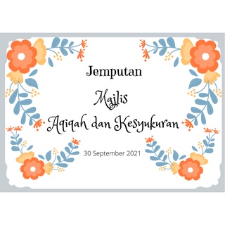 Semua Kad Jemputan Majlis Kesyukuran