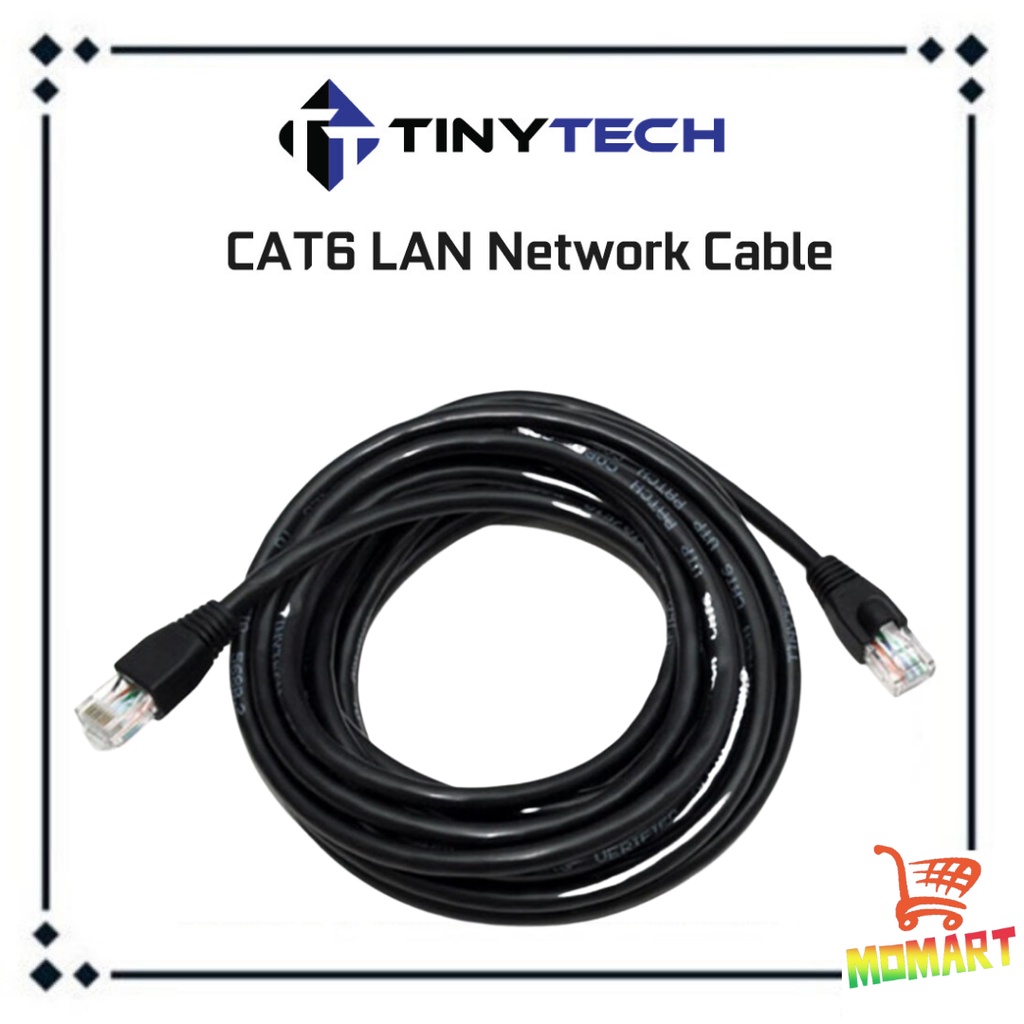 TINYTECH LAN Network Cable 2M/3M/5M/7M/10M/15M CAT6 RJ45 Gigabit ...