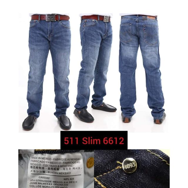 (RAYA SALES) SELUAR JEANS 511 MADE IN MEXICO (6612) SLIM FIT HIGH GRADE ...