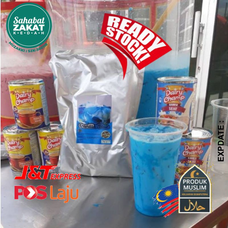 Serbuk Air Balang Vanilla Blue Pack 1kg Shopee Malaysia