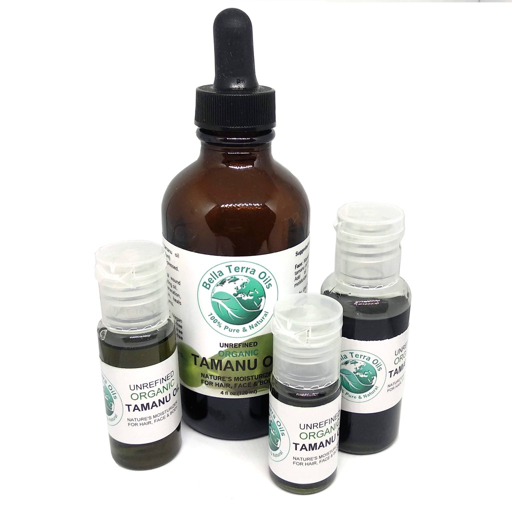 Pure Organic Tamanu Oil trial pack 10ml, 20ml, 30ml, Bella  