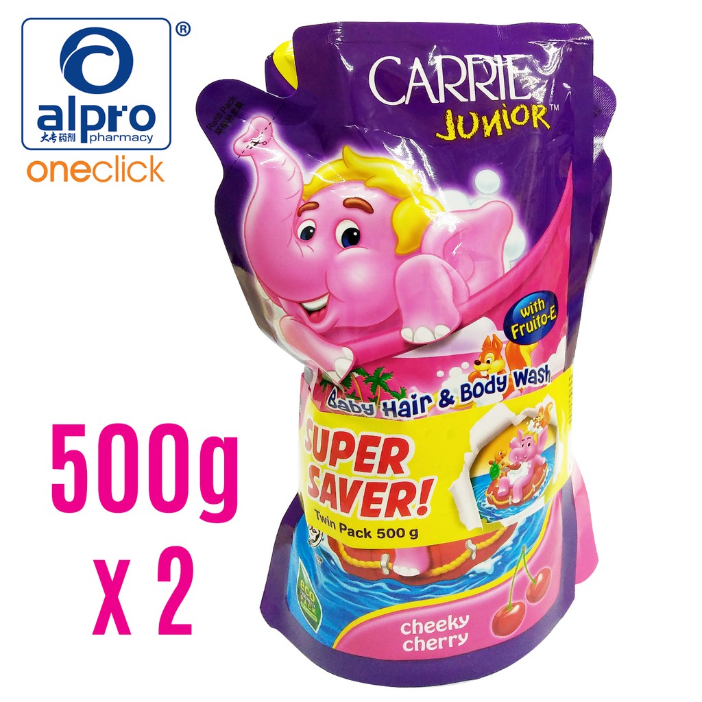 carrie junior baby hair & body wash