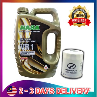 Perodua Myvi New / Bezza Nasa VR1 0W/20 Fully Synthetic 4L 