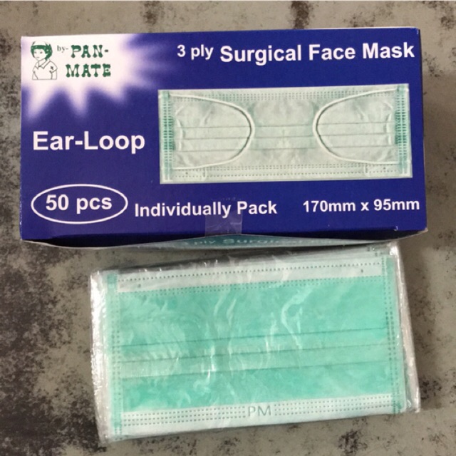 surgical masks individually packed