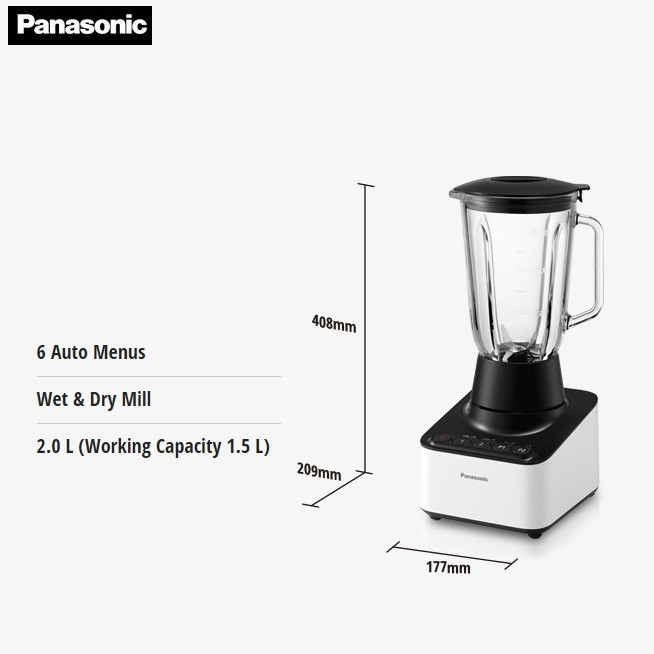 Panasonic Power Blender 600w Mx V300 New Model Shopee Malaysia