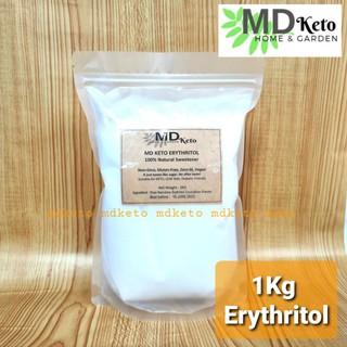 [MD Keto] 1KG - 100% Natural Non-GMO Erythritol Sweetener 赤藓糖醇 生酮烘培 Low Carb Diet, Keto Diet, Zero Calories, Diabetic fr