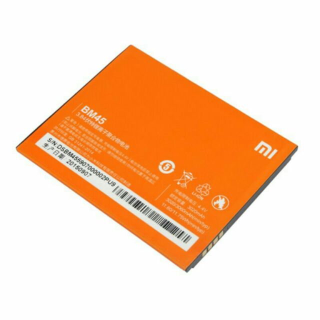 Genuine Original Xiaomi Battery for Redmi Note 2 BM45