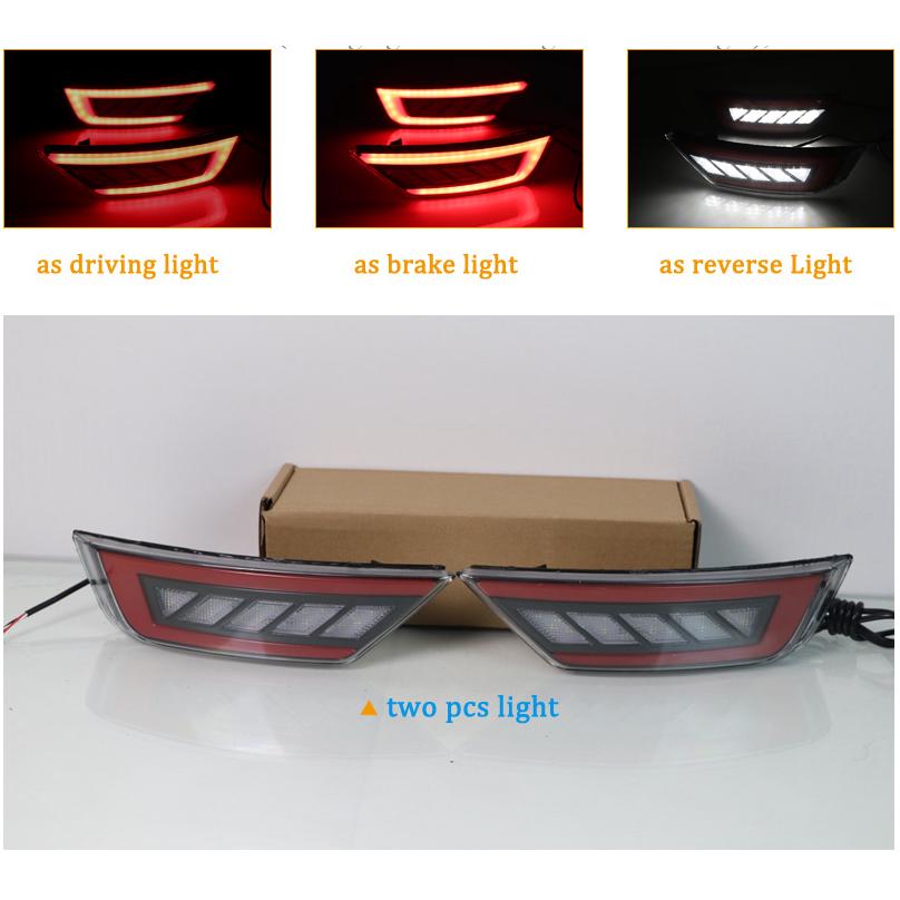 LED Rear Fog Lamp Bumper Brake Light for Ford EcoSport 2013 2018 2019