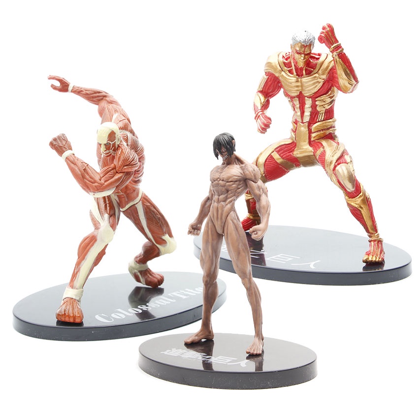 New Attack On Titan Anime Figure Eren Yeager Armored War Hammer Titan ...