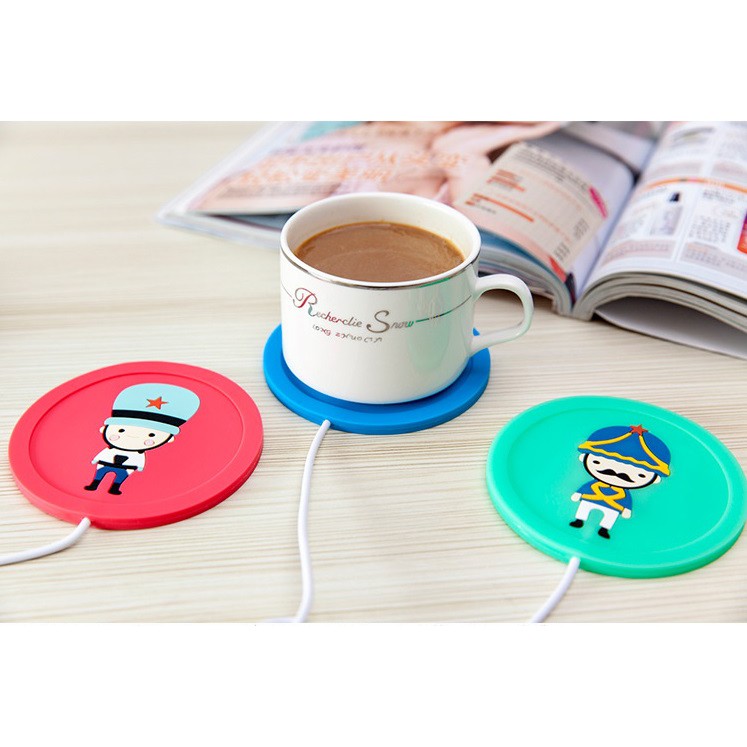 coaster that keeps coffee hot