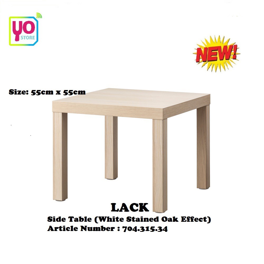 Side Table Oak Effect 55x55 cm 