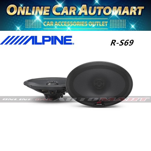 Alpine R-S69 R Series 6"x 9" 300 Watts 2-Way Coaxial Car Speakers