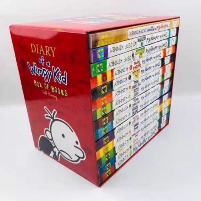 UK Diary of a Wimpy Kid Box Set Complete set of 16 books | Shopee Malaysia