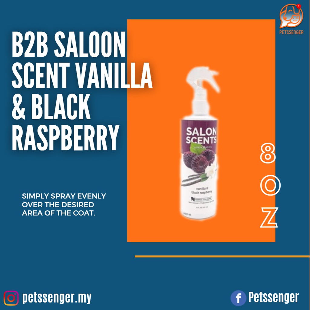 Bark2Basics Saloon Scent Vanilla & Black Raspberry 8oz (236ml