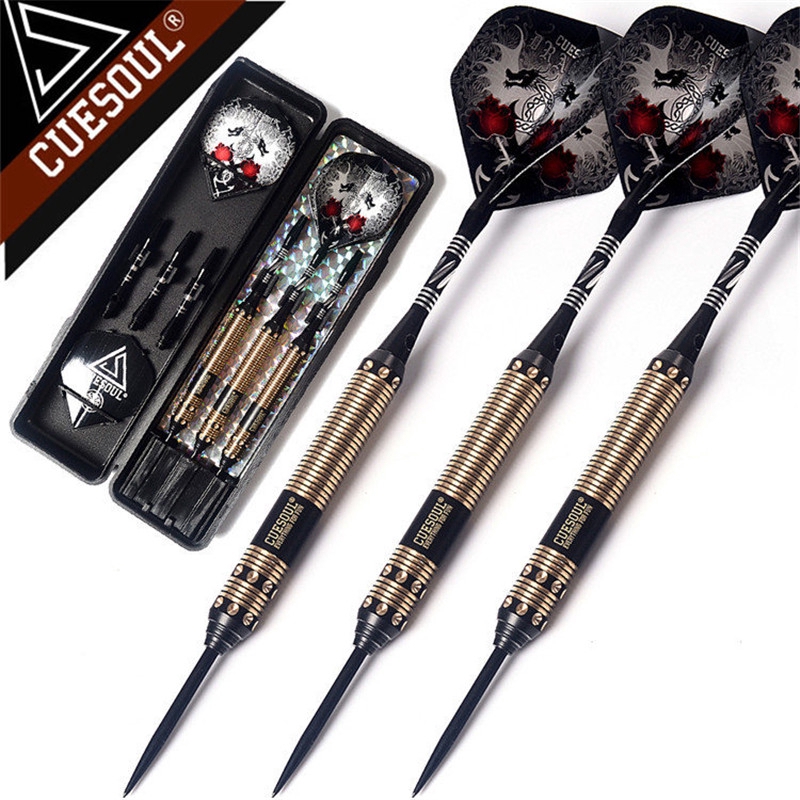 Color : 23g New 23g 25g 27g Professional Steel Tip Darts with Cool Dardos Feather Leaves Flights for Indoor Dartboard Games Gaming Room 