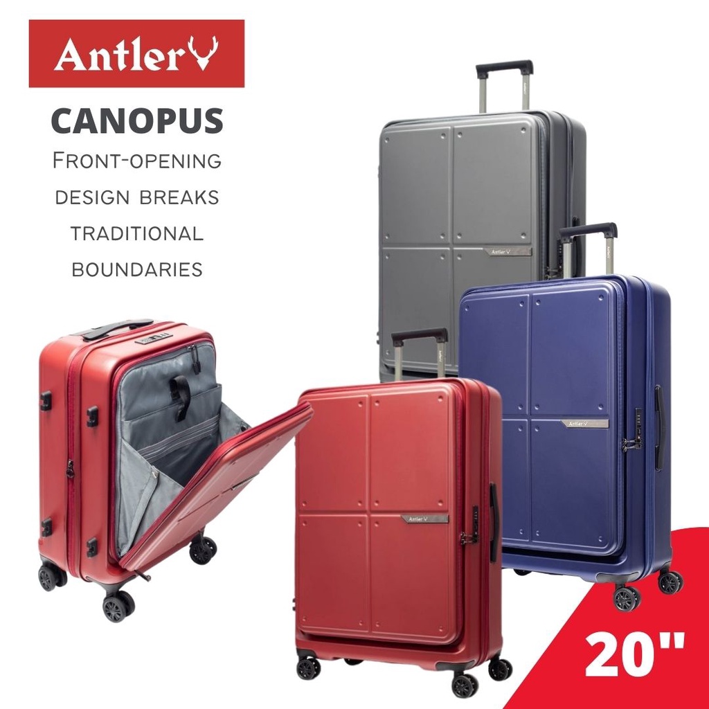 Antler Canopus 20 Cabin Luggage Shopee Malaysia