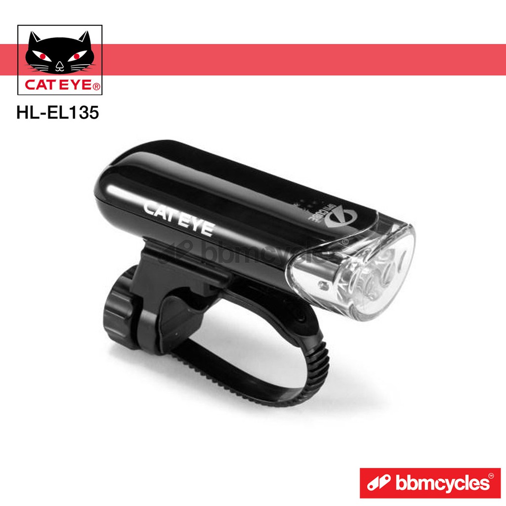 Desværre Loaded skak CATEYE The HL-EL135 with three LEDs and OptiCube™ lens technology cycling  front lights | Shopee Malaysia
