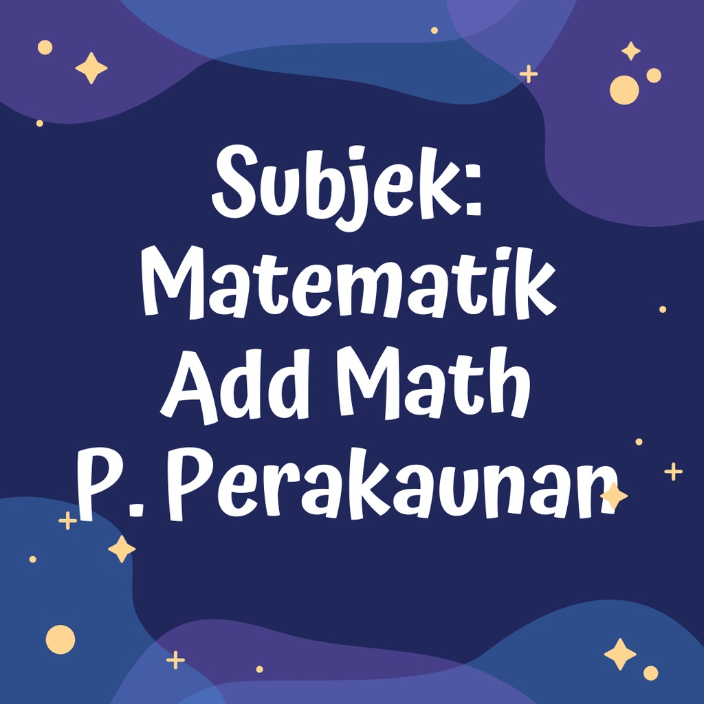 Buy Tuisyen Dalam Talian Online Tuition Matematik Matematik Tambahan Dan Prinsip Perakaunan Bagi Rendah Menengah Seetracker Malaysia