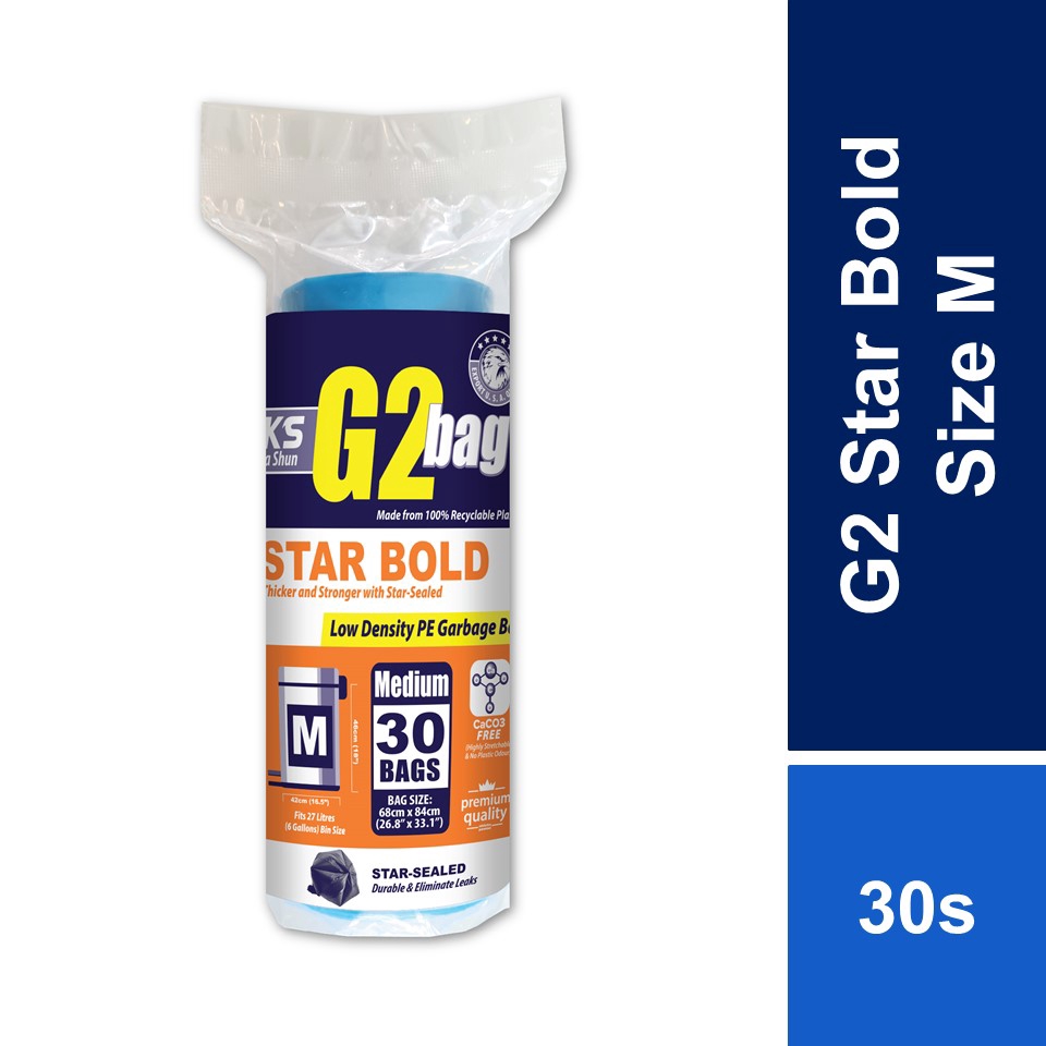 G2-bag Star Bold (M) 30s