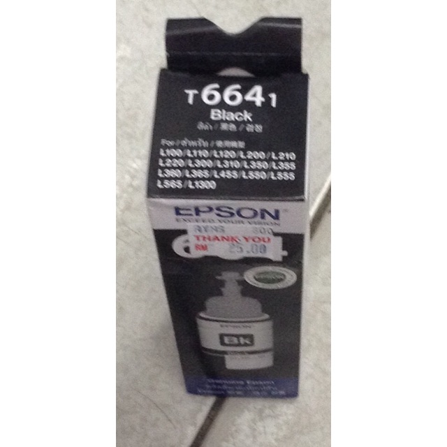 Epson ink -T664 (black ink) | Shopee Malaysia