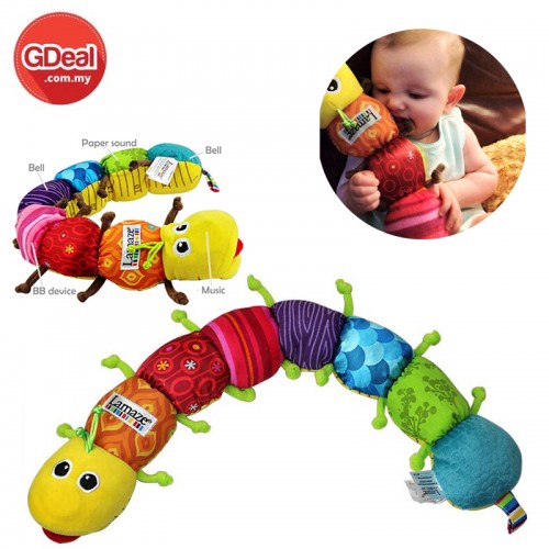 GDeal accessories Colorful Musical Inchworm Rattles Shaker Baby Toddler Soft Toy