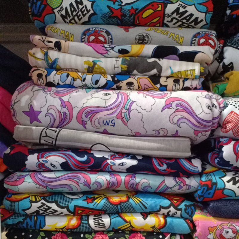 4. kain knit / kain tshirt / cotton lycra / knit jersey