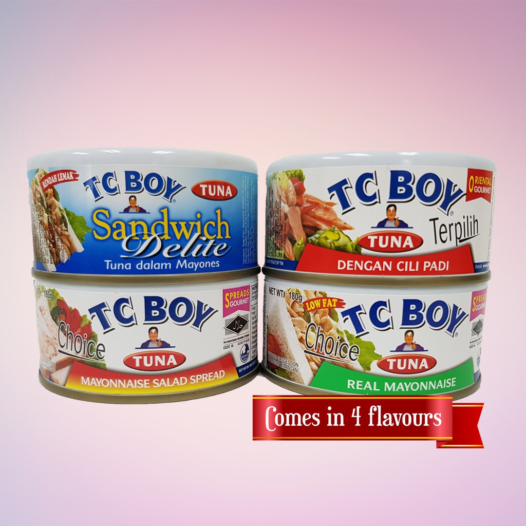 Tc Boy Tuna Can Real Mayonnaise Chilli Padi Delite Tuna Sweet Chillies Shopee Malaysia