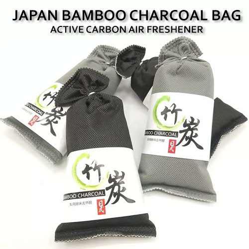 Japan Bamboo Charcoal Bag Active Carbon Air Freshener Purifier For Car Home saga wira bezza kelisa kancil waja vios city