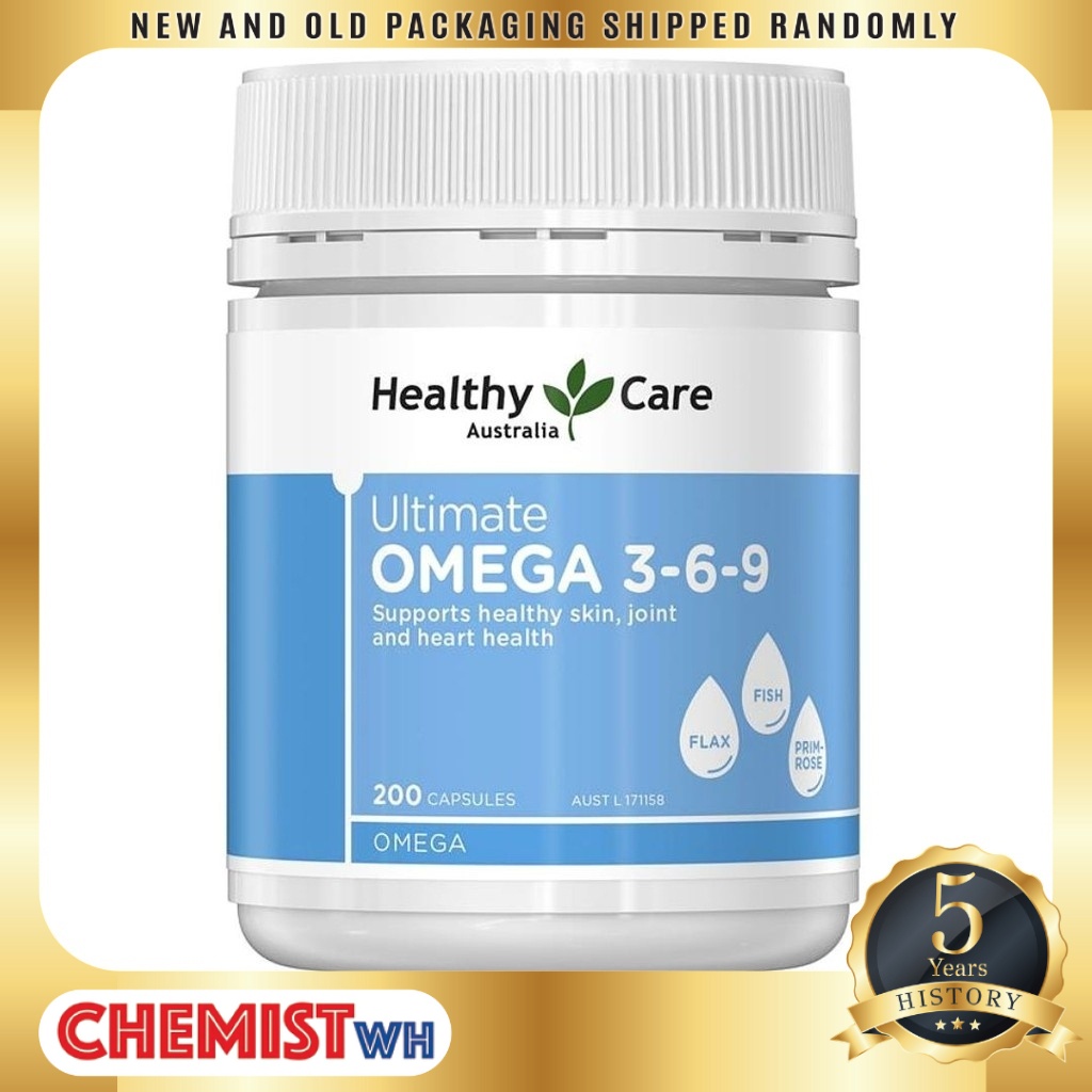 [100 AUTHENTIC] HEALTHY CARE Ultimate Omega 369 (200 capsules