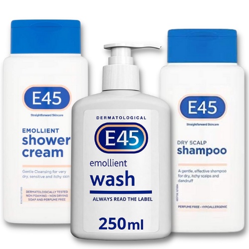 [ iiMONO ] E45 Dermatological Dry Itchy Scalp Shampoo Emollient