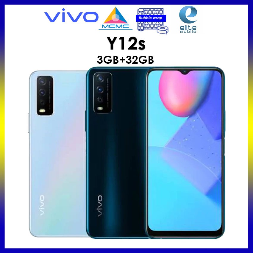 Vivo Y12s 3gb Ram 32gb Rom Android 10 Funtouch 11 1 Year Warranty By Vivo Shopee Malaysia