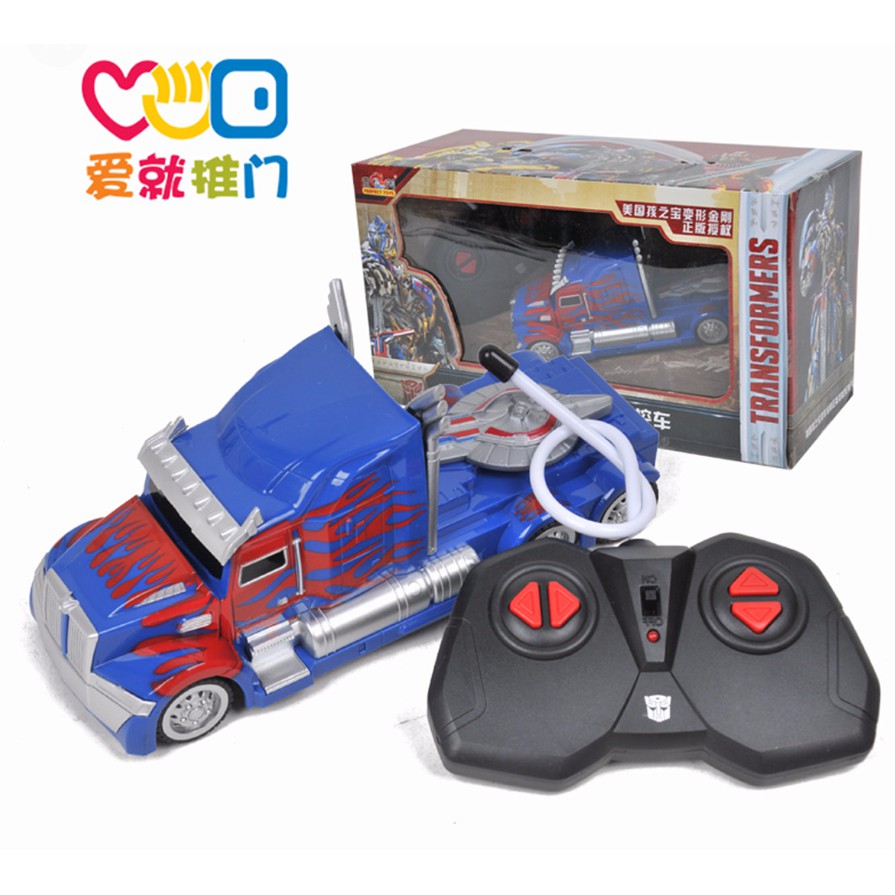 optimus prime remote control truck