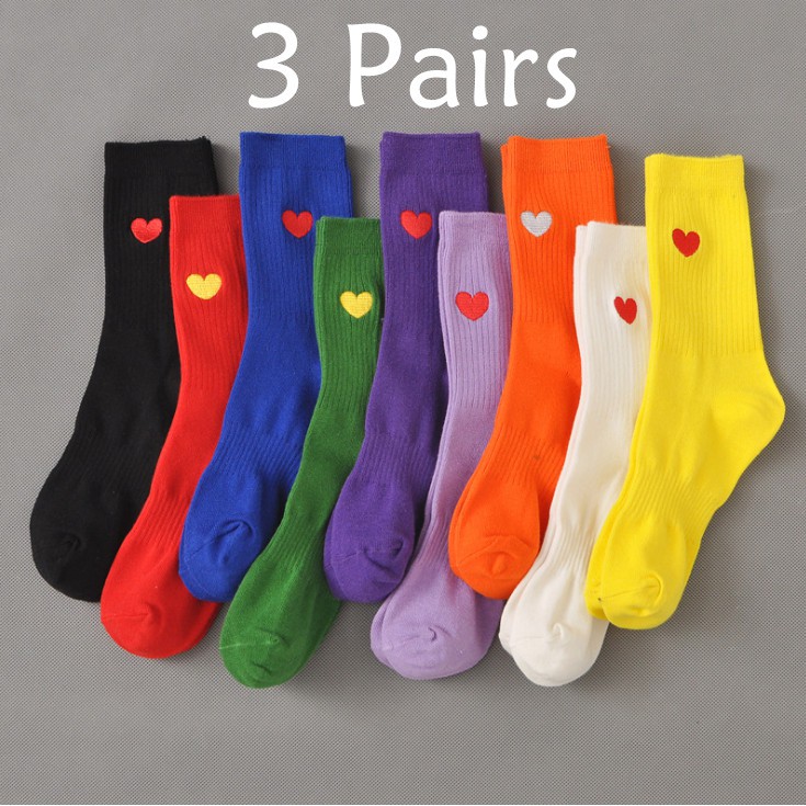 colorful athletic socks