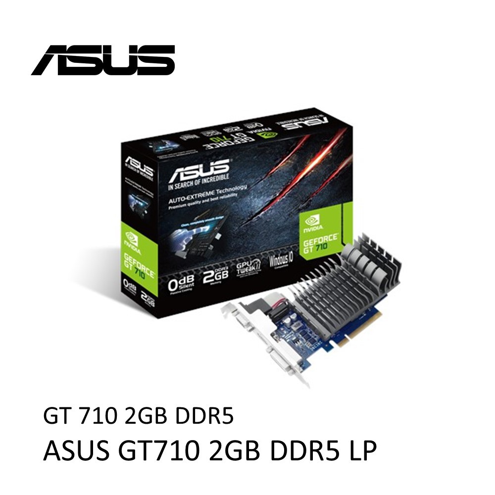 ASUS GT710 1GB / 2GB DDR5 SL-BRK-2GD5 GRAPHIC CARD | Shopee Malaysia