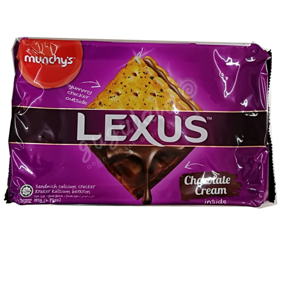 Munchy's Lexus Sandwich Biscuit-Chocolate 190g | Shopee ...