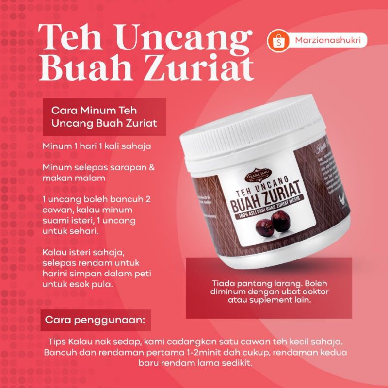 Buy Buah Zuriat Dalam Teh Uncang Ori Dari Hq Seetracker Malaysia