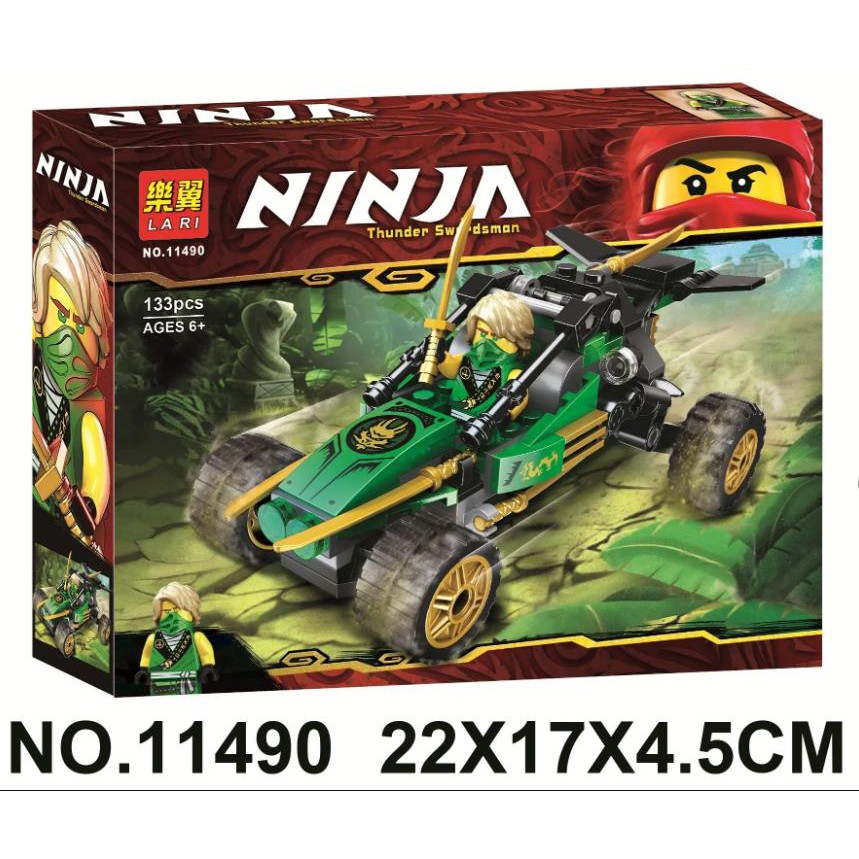 Bela / Lari 11490 133pcs Ninja Series Jungle Raider 71700 | Shopee Malaysia